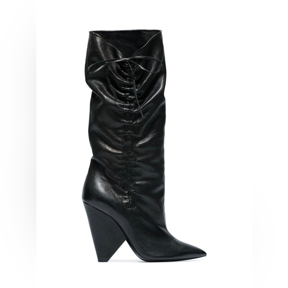 saint laurent niki 105 boots leather